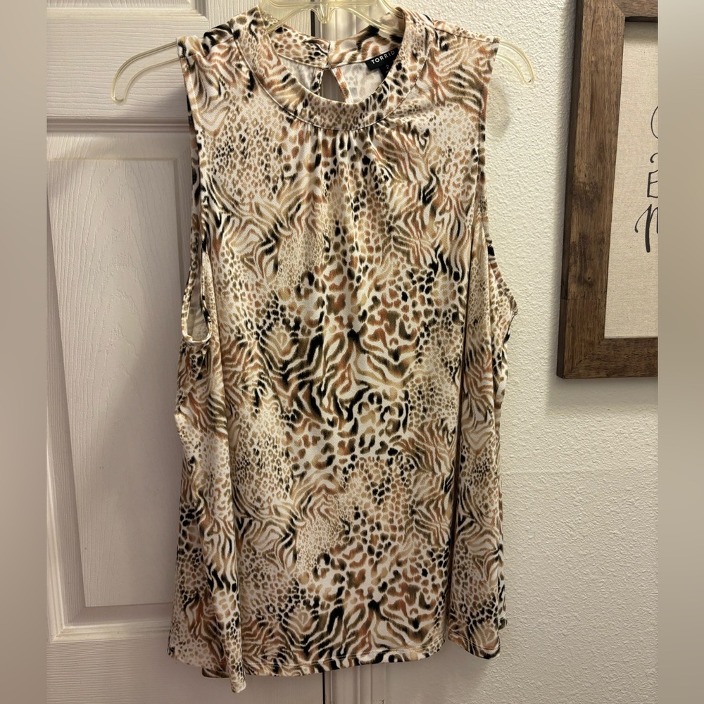 Torrid Size 2 Animal Print Tank Top